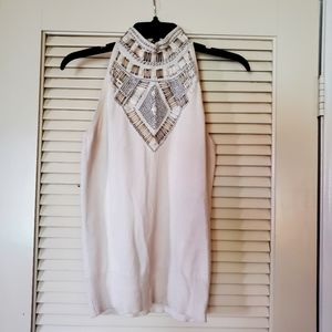 CACHE SLEEVELESS, STRETCH, BODYCON SWEATER